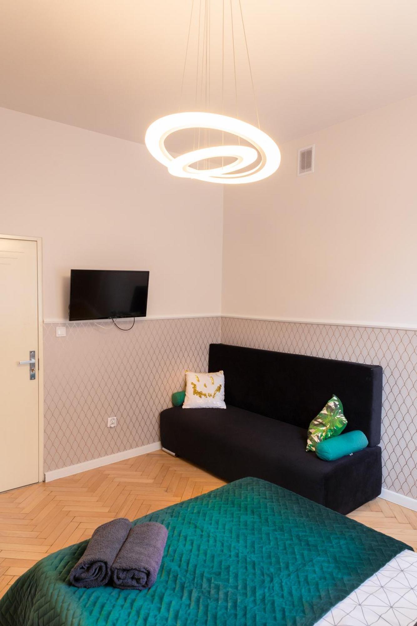 ורשה Clicktheflat Aleje Jerozolimskie Center Apart Rooms חדר תמונה